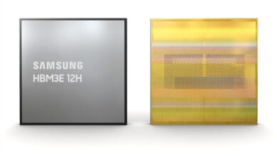 Photo of Samsung разработала 12-слойную память HBM3E с рекордной ёмкостью — 36 Гбайт на стек